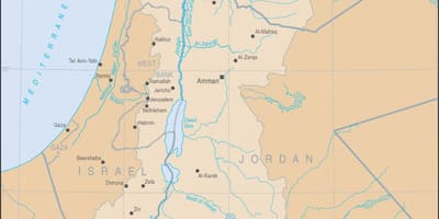 Dünya üzerinde Ürdün Nehri göster 